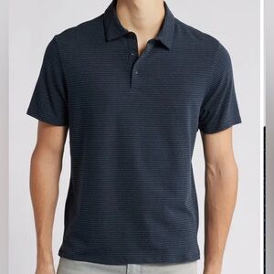 Robert Barakett navy blue polo